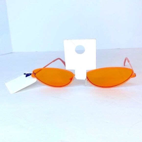 NEW…Orange cat eye sunglasses OS (one size) from Forever21 - Picture 1 of 2